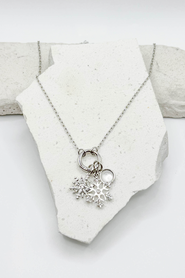 Snowflake Charm Necklace