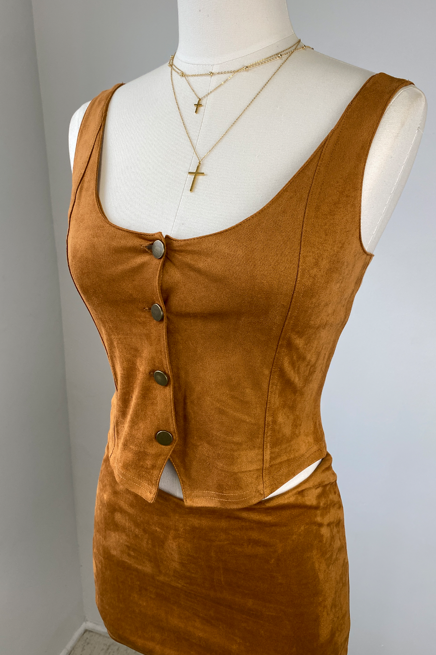 Suede Vest