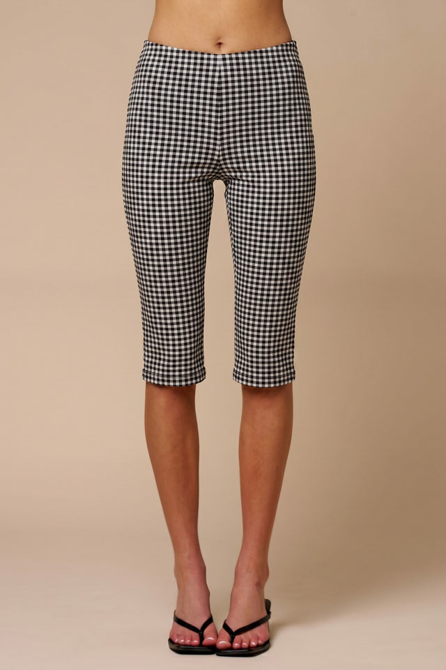 Gingham Capri Pants