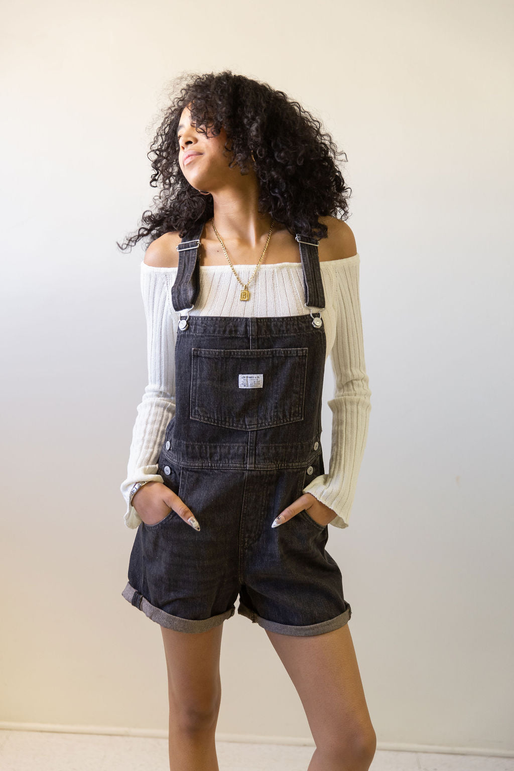 Live Wire Loose Shortalls by Levi's