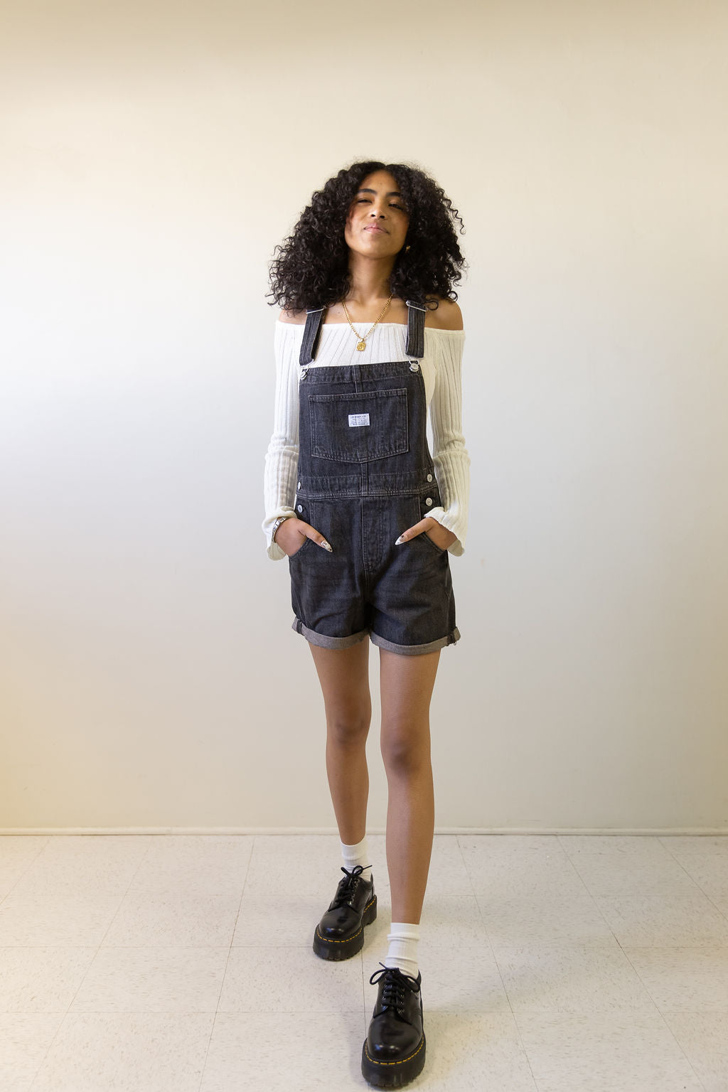 Live Wire Loose Shortalls by Levi's