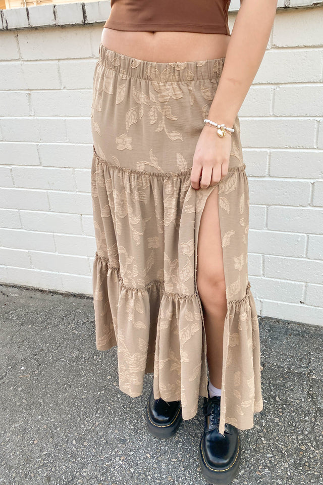 Floral Tiered Skirt