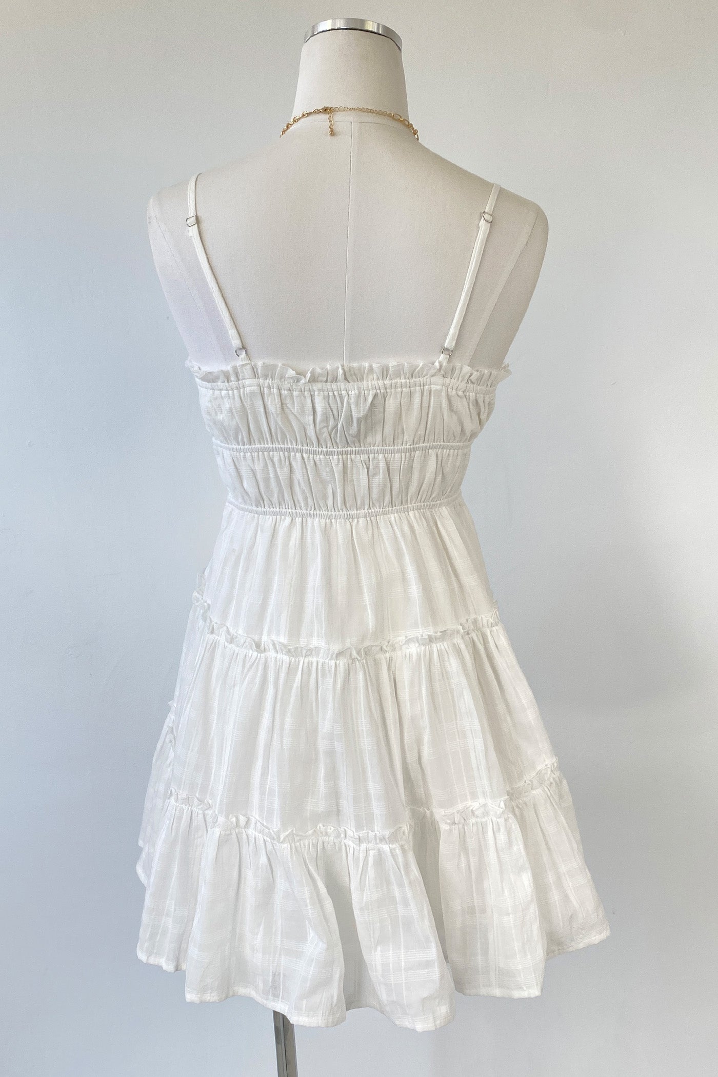 Mini Ruffled Cami Dress