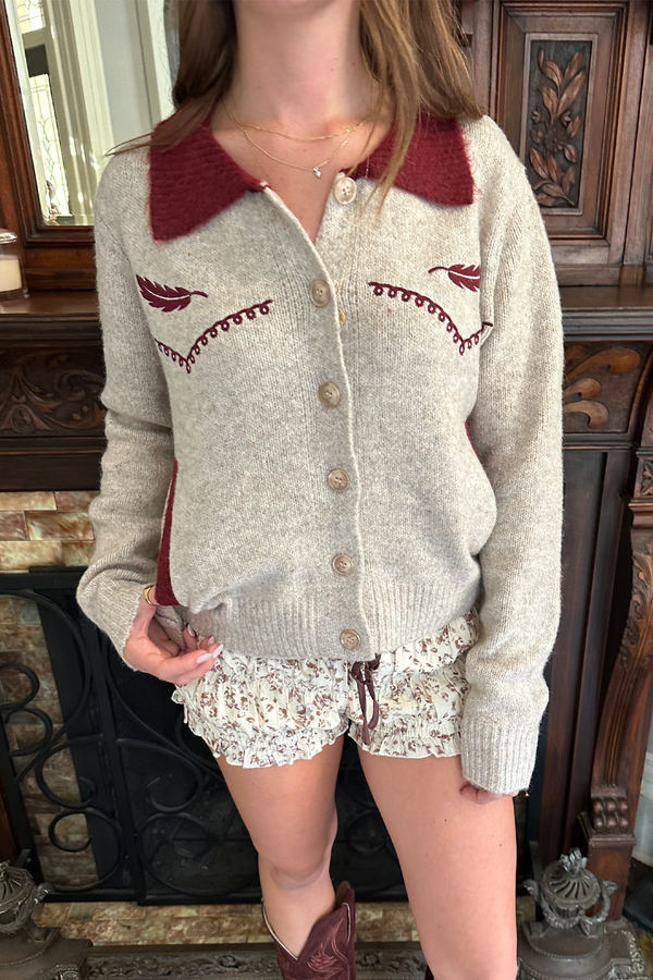 Western Knit Sweater