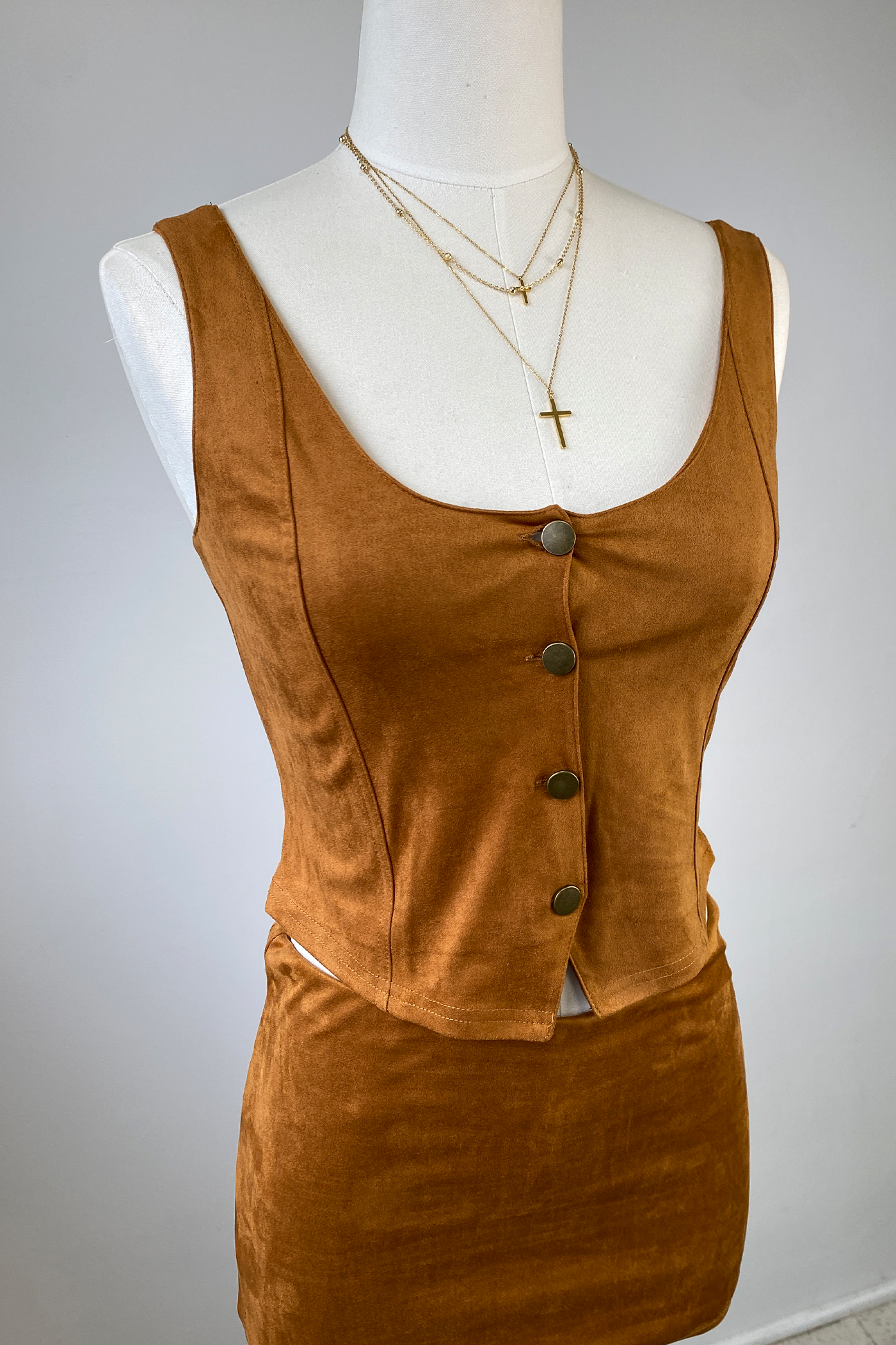 Suede Vest