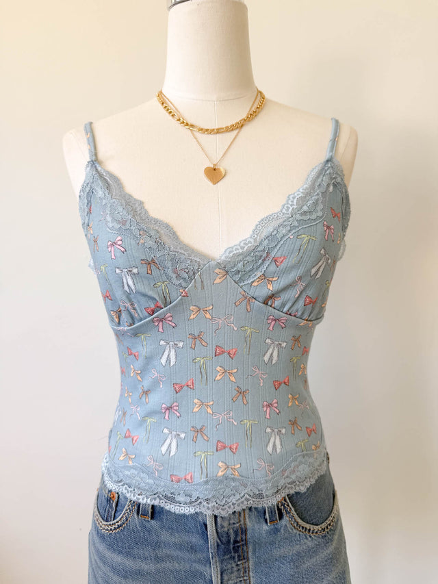 Bow Print Cami Top
