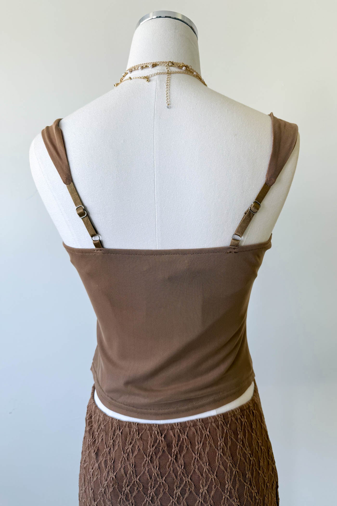 Lace Trim Cami Top