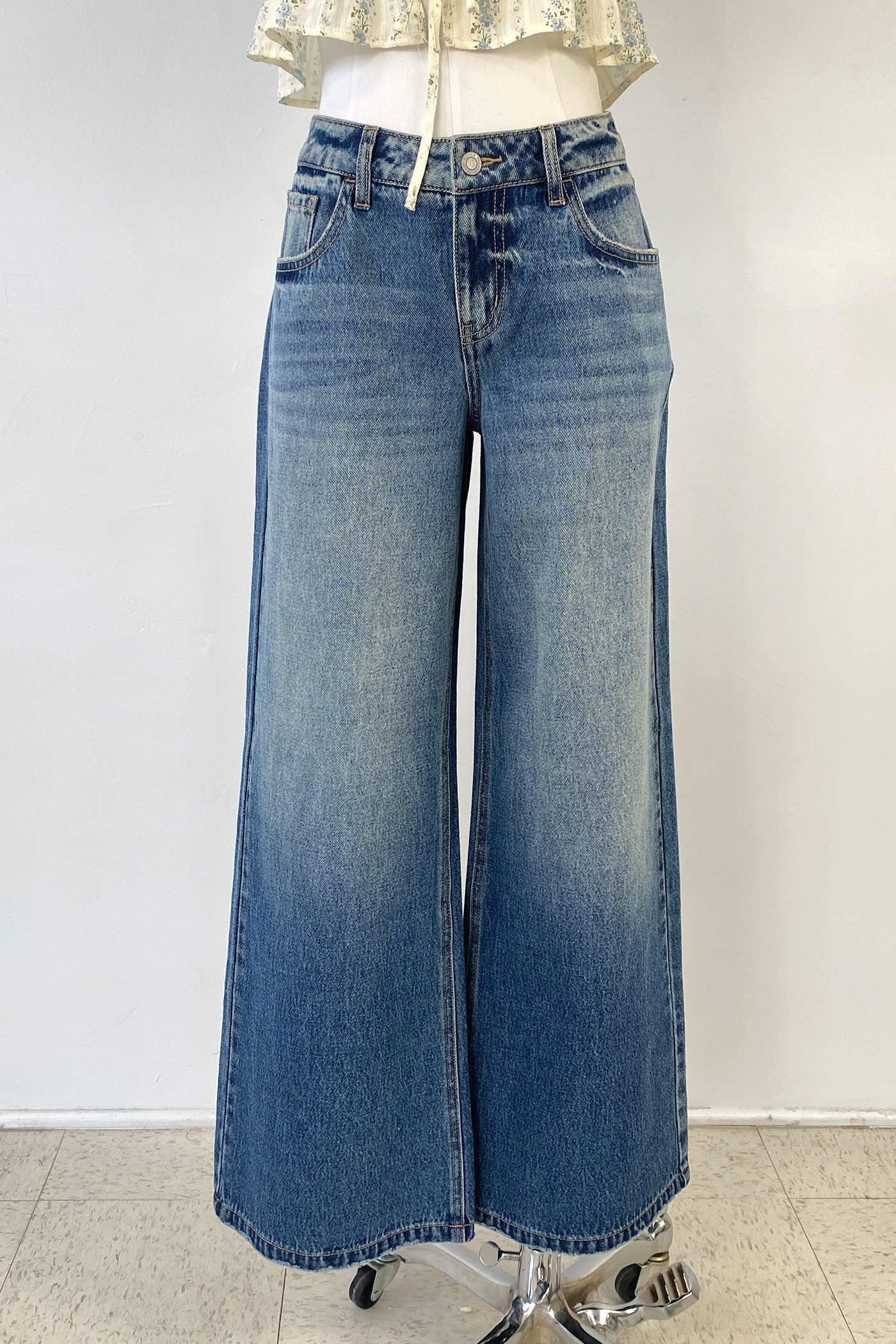 Nectar Premium Denim: The Olivine Wide Leg Jeans