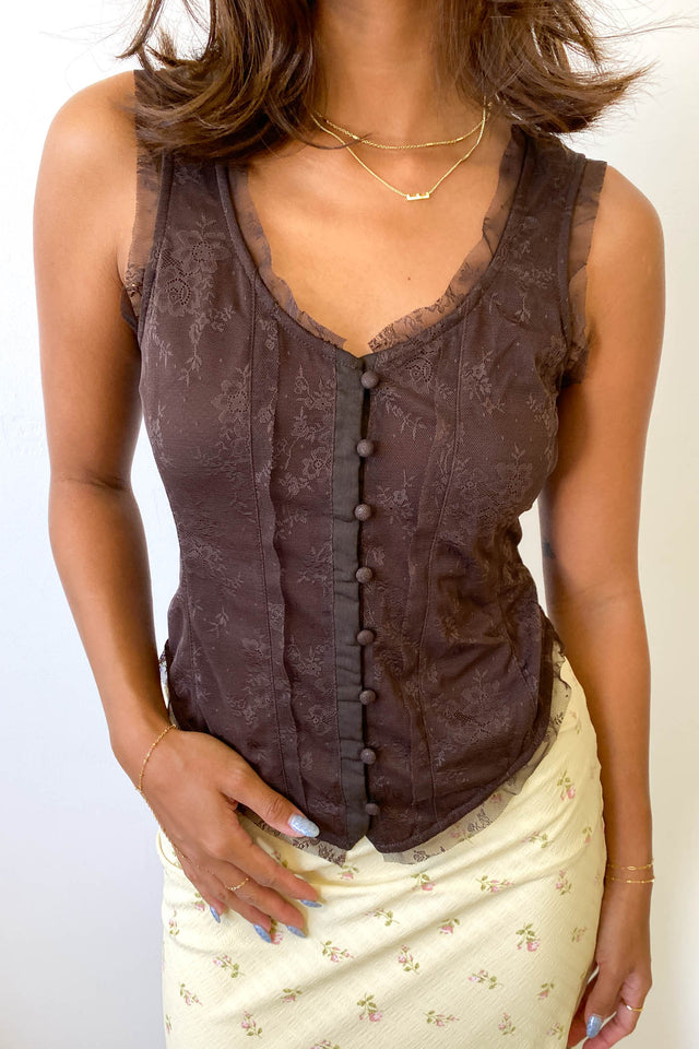 Lace Corset Top