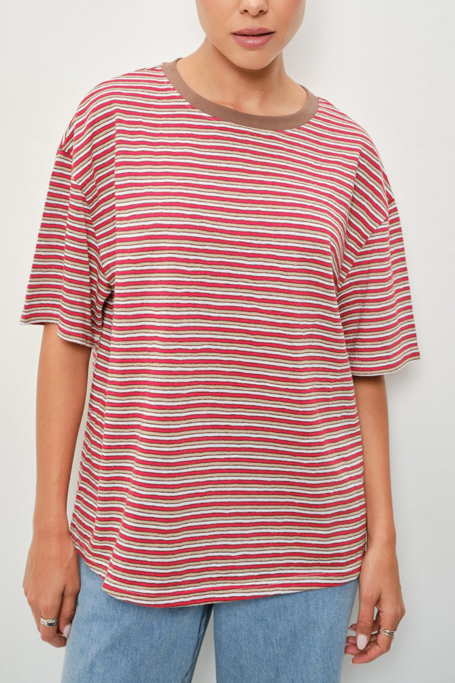 Striped Oversized Tee