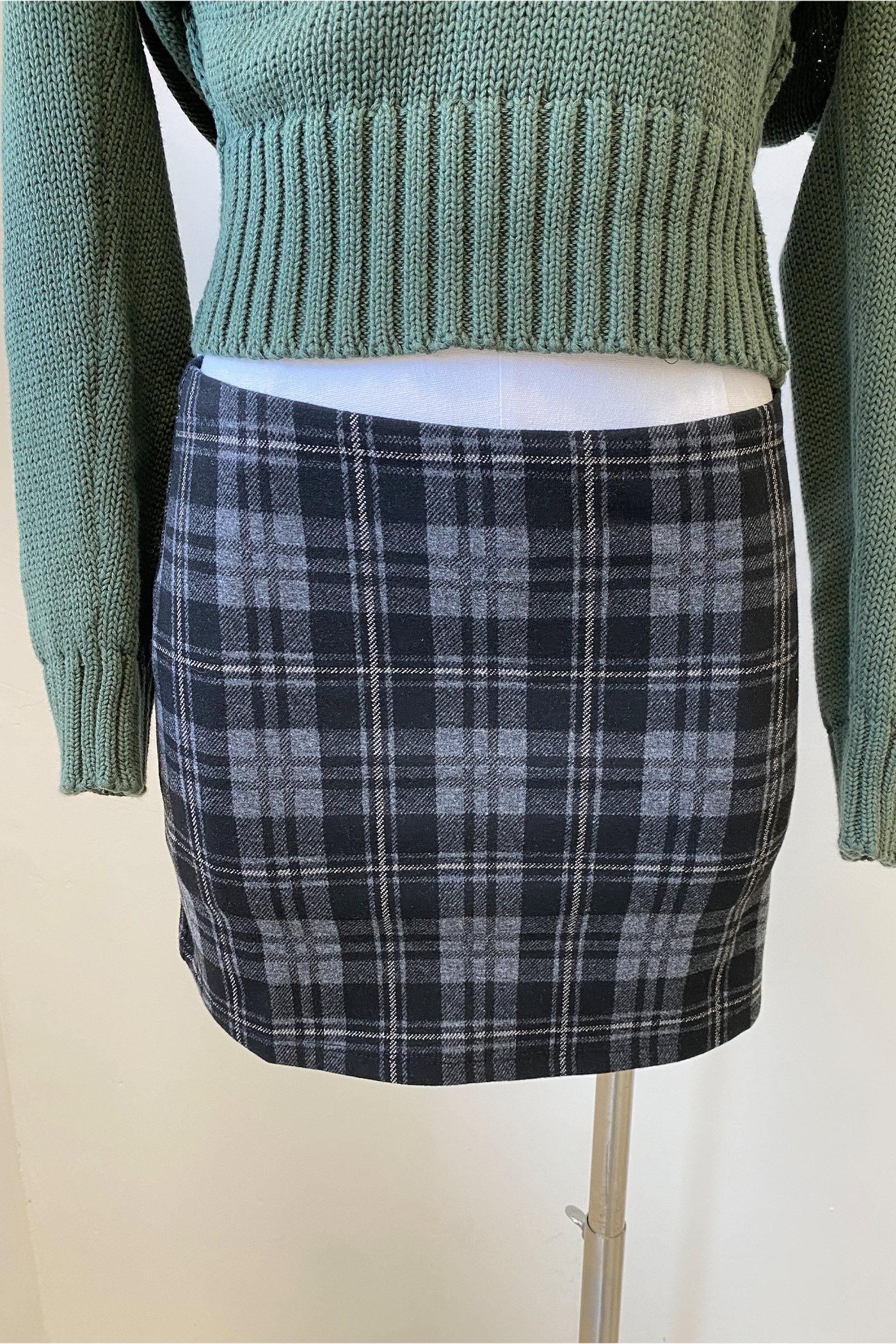 Plaid Mini Skort