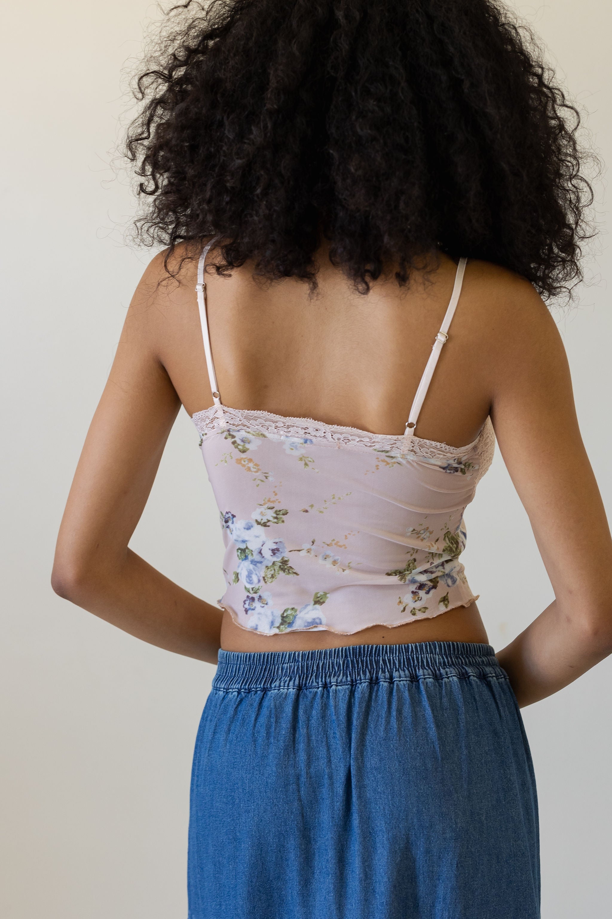 Floral Lace Cami Top