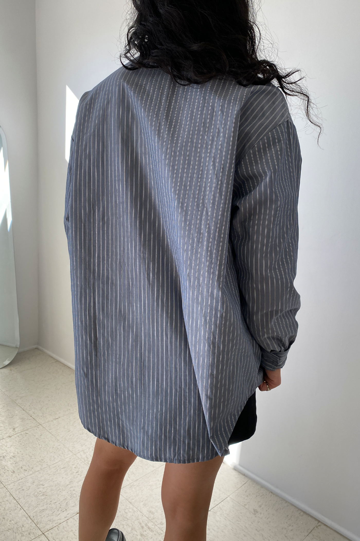 Pin Stripe Long Sleeve Top