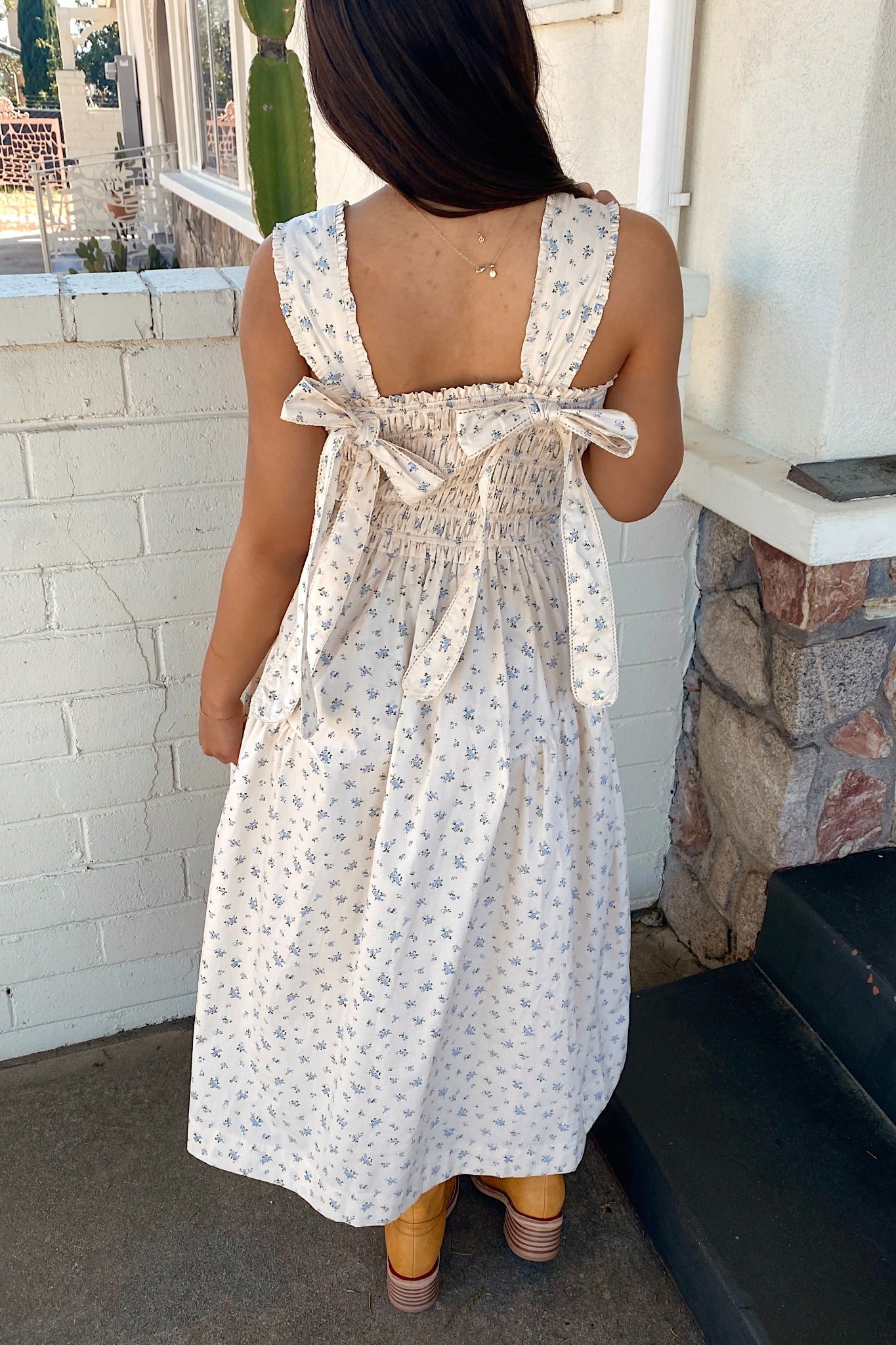 Margot Bow Back Midi Dress