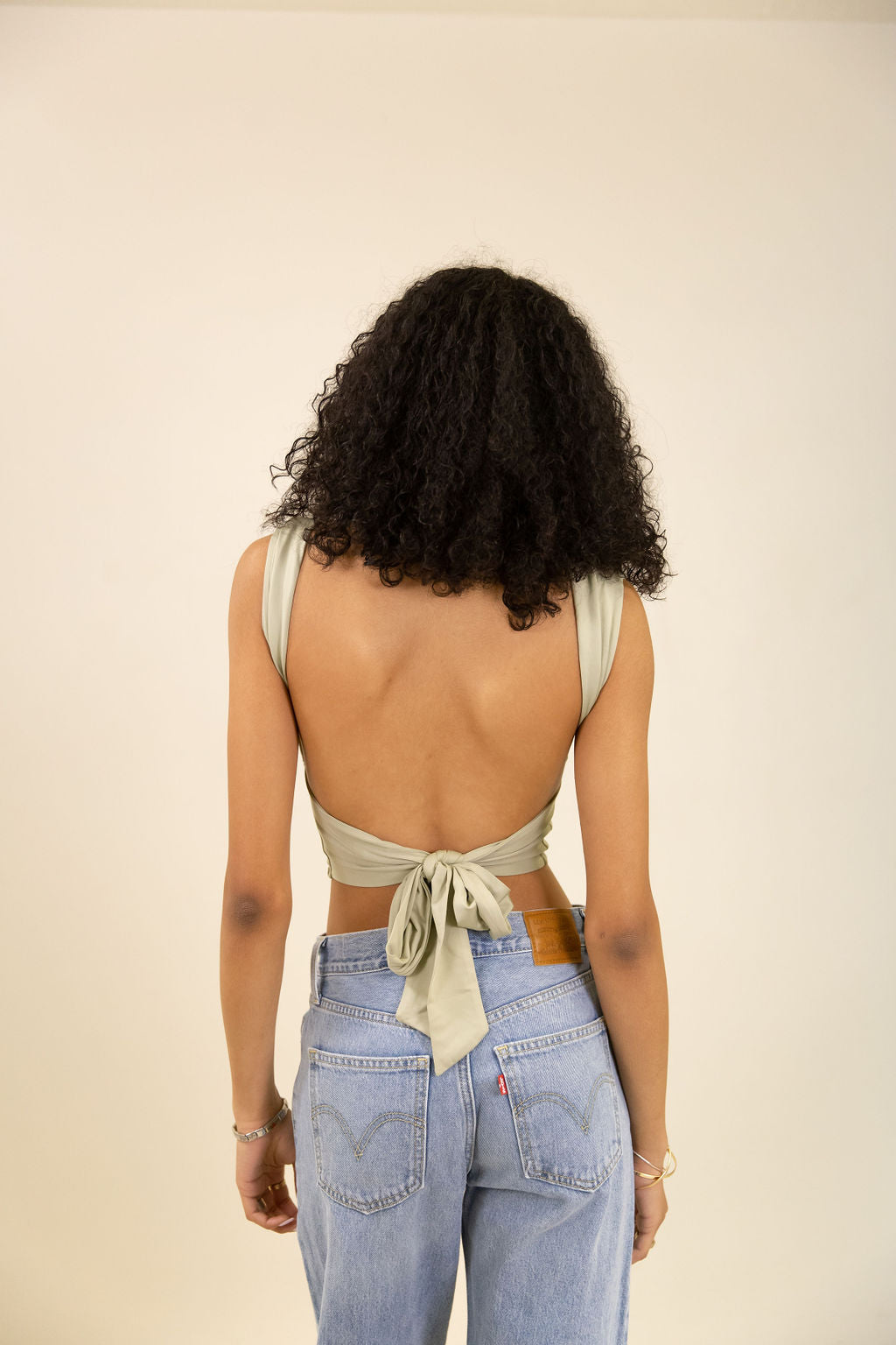 Strange Fate Backless Bow Top