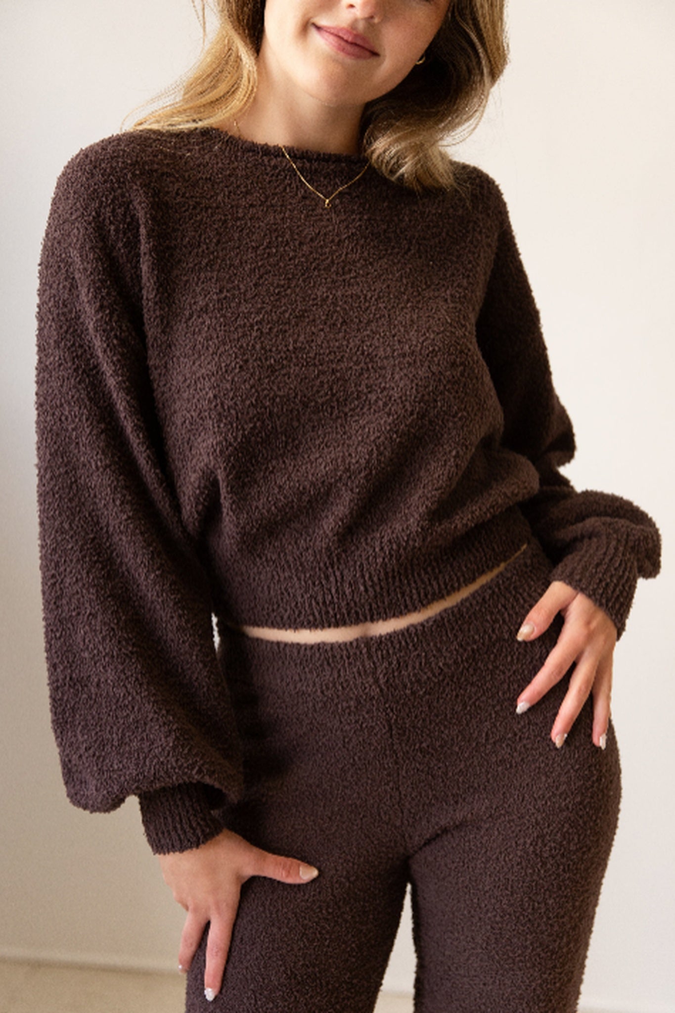 Terry Cloth Sweater