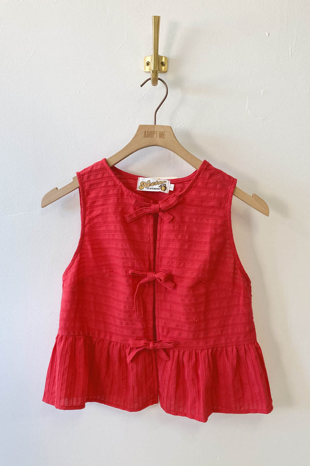 Split Front Sleeveless Top