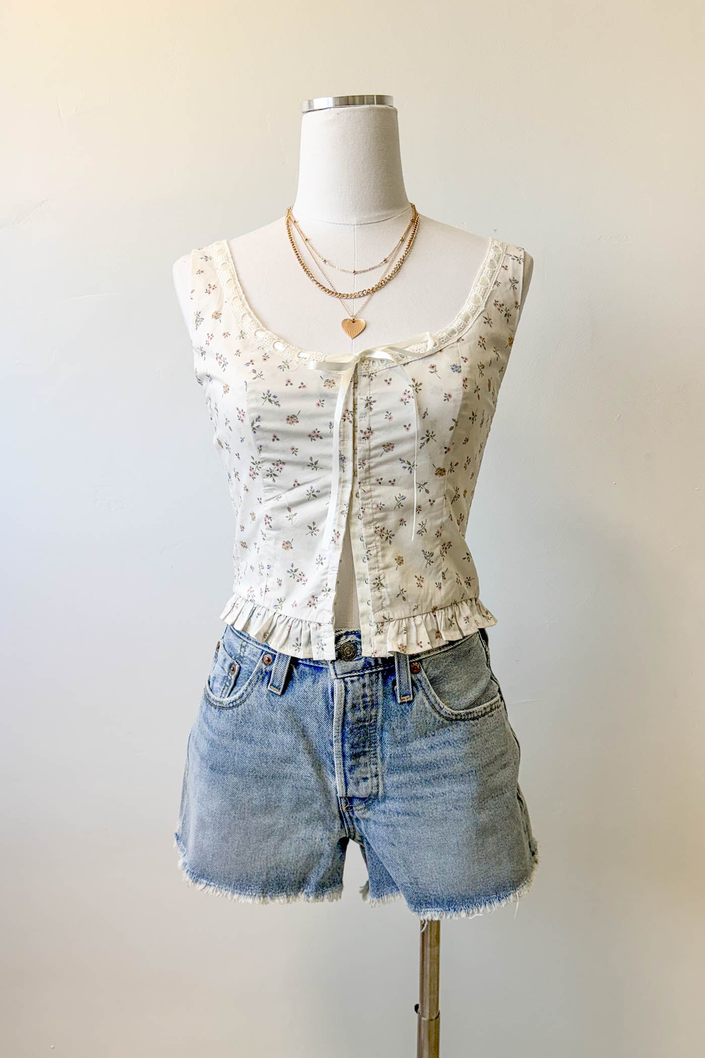 Floral Corset Top