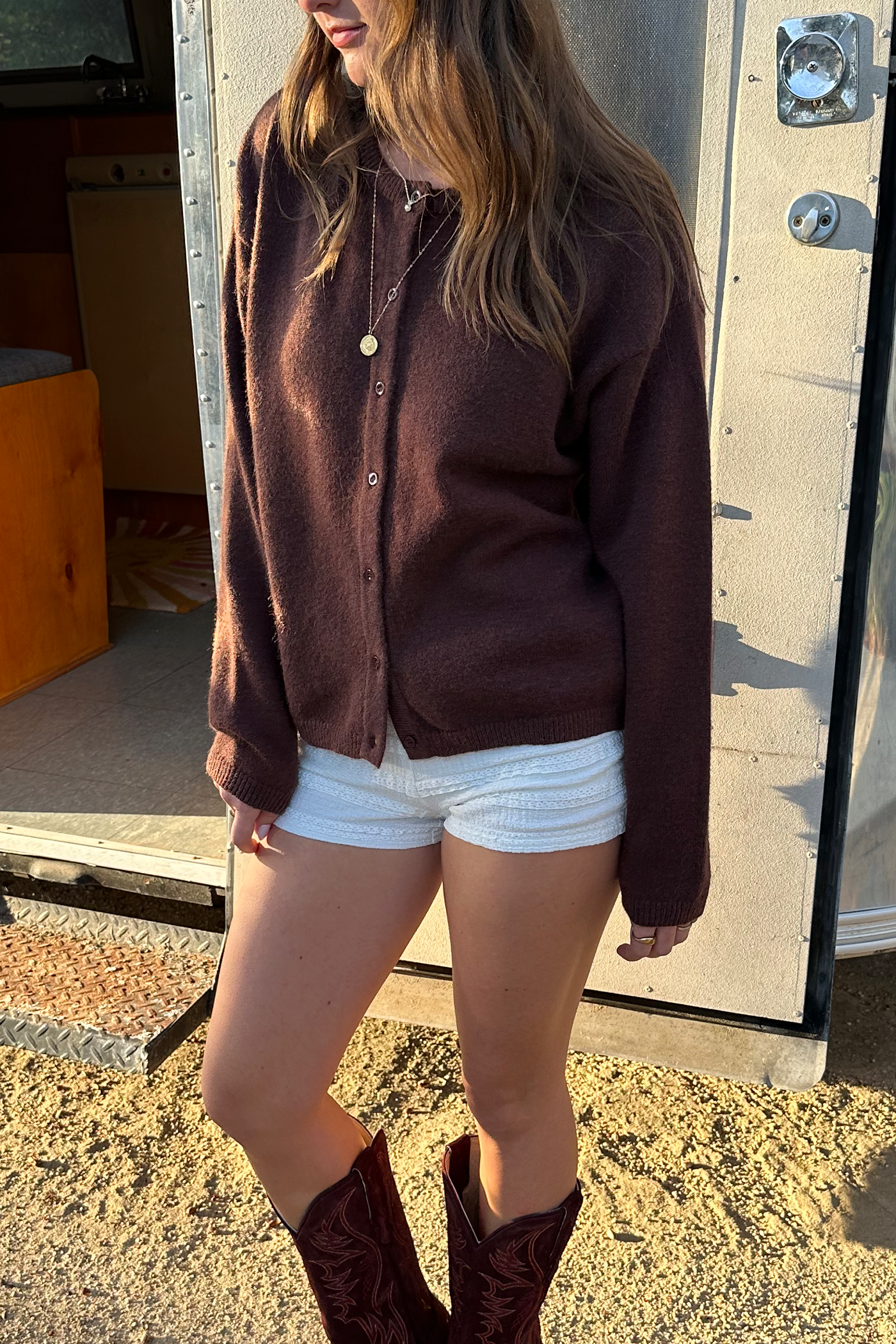 Button Up Knit Cardigan