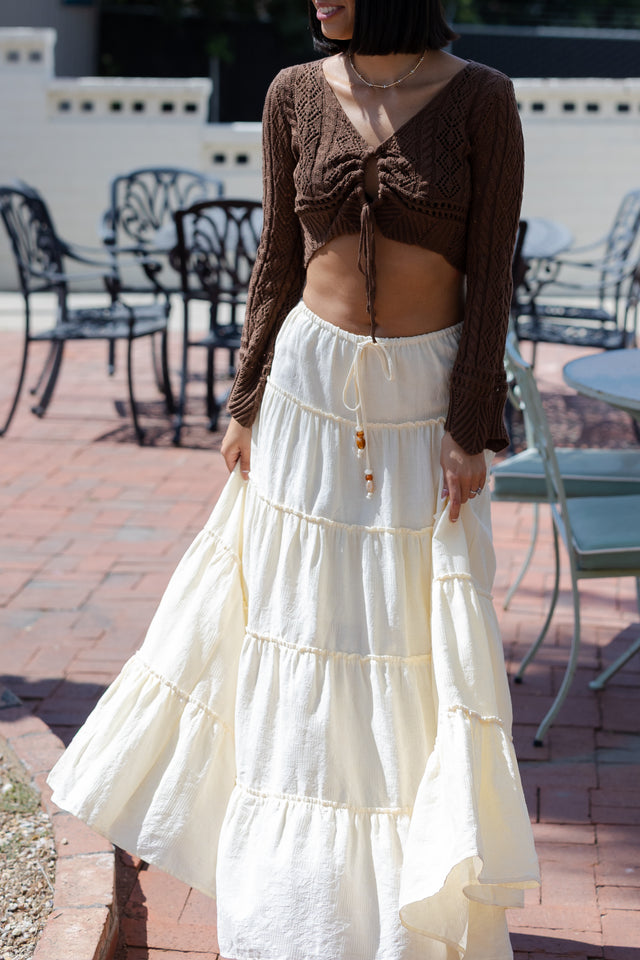 Tiered Maxi Skirt