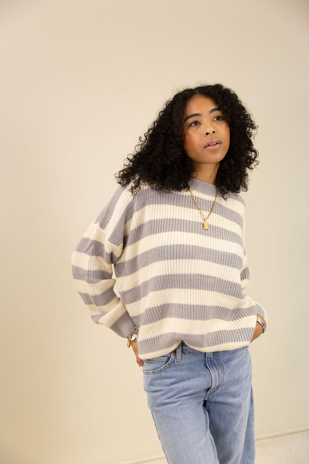 The Chase Striped Knit Sweater