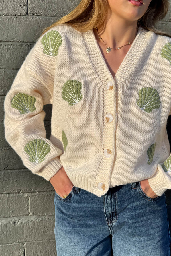 Shell Knit Cardigan