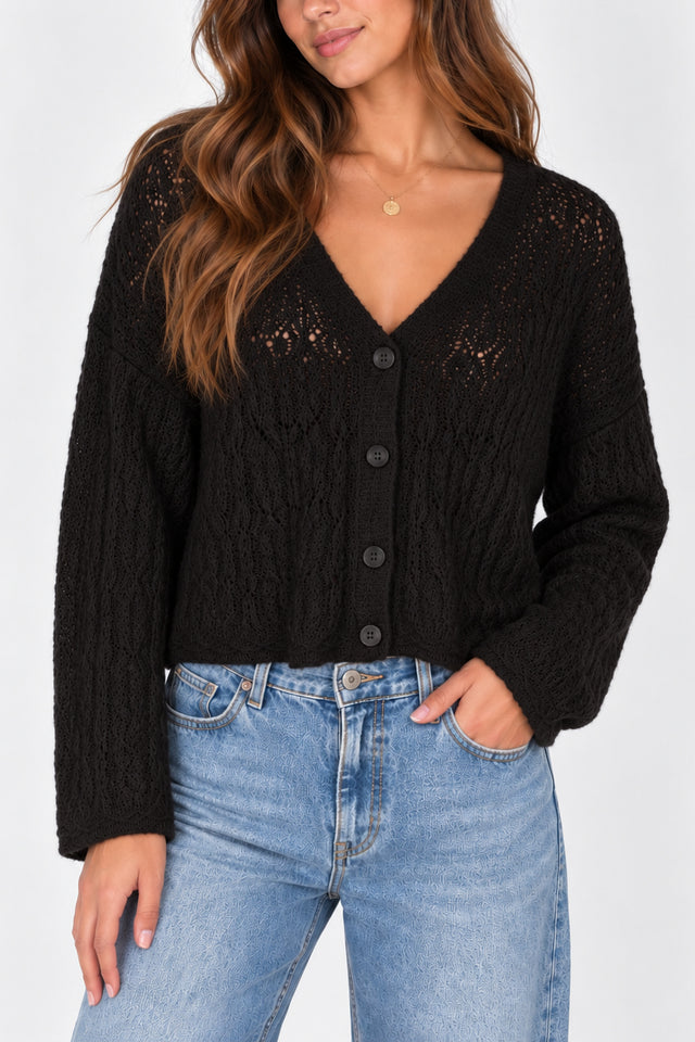 Open Knit Cardigan