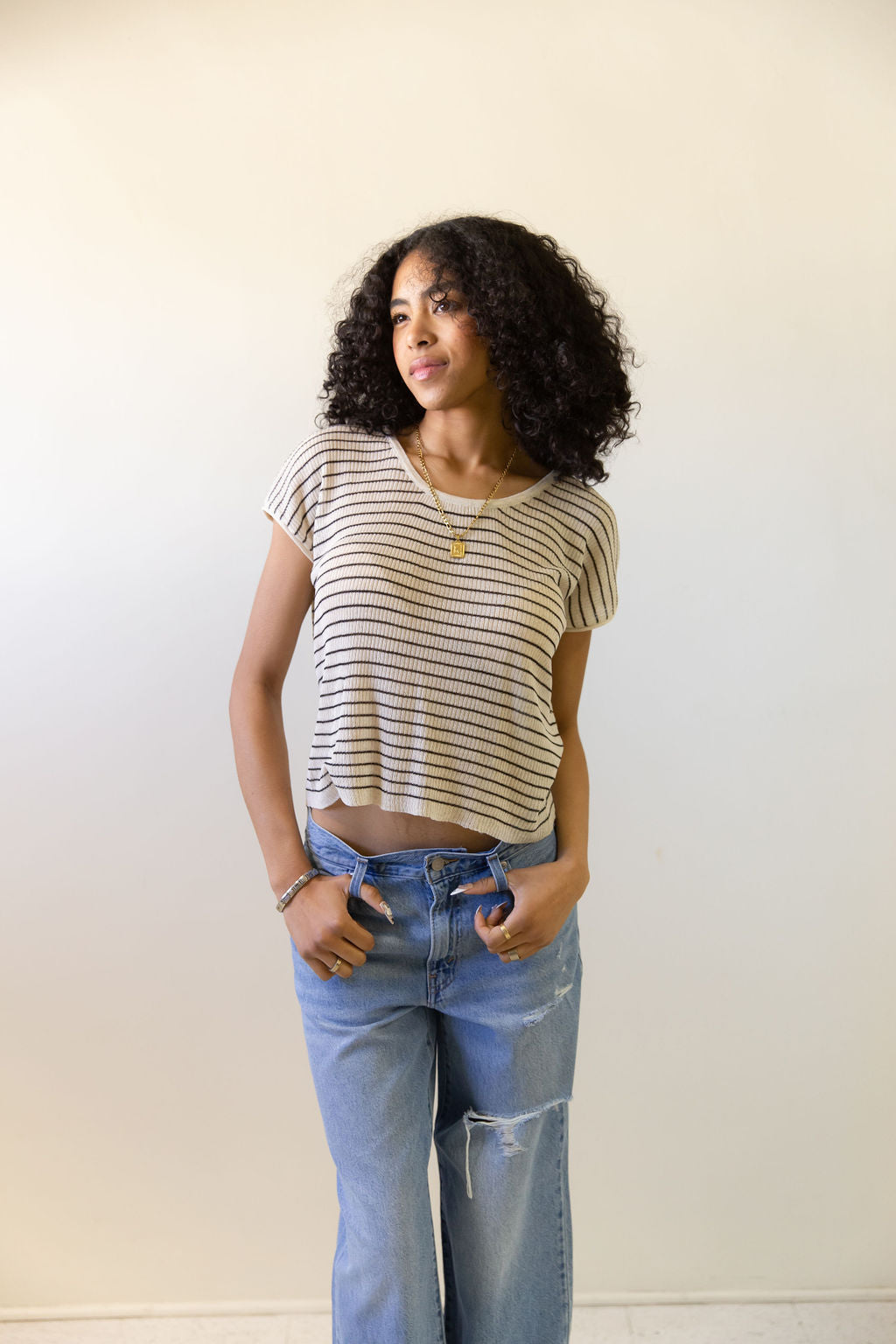 Everyday Short Sleeve Top by For Good