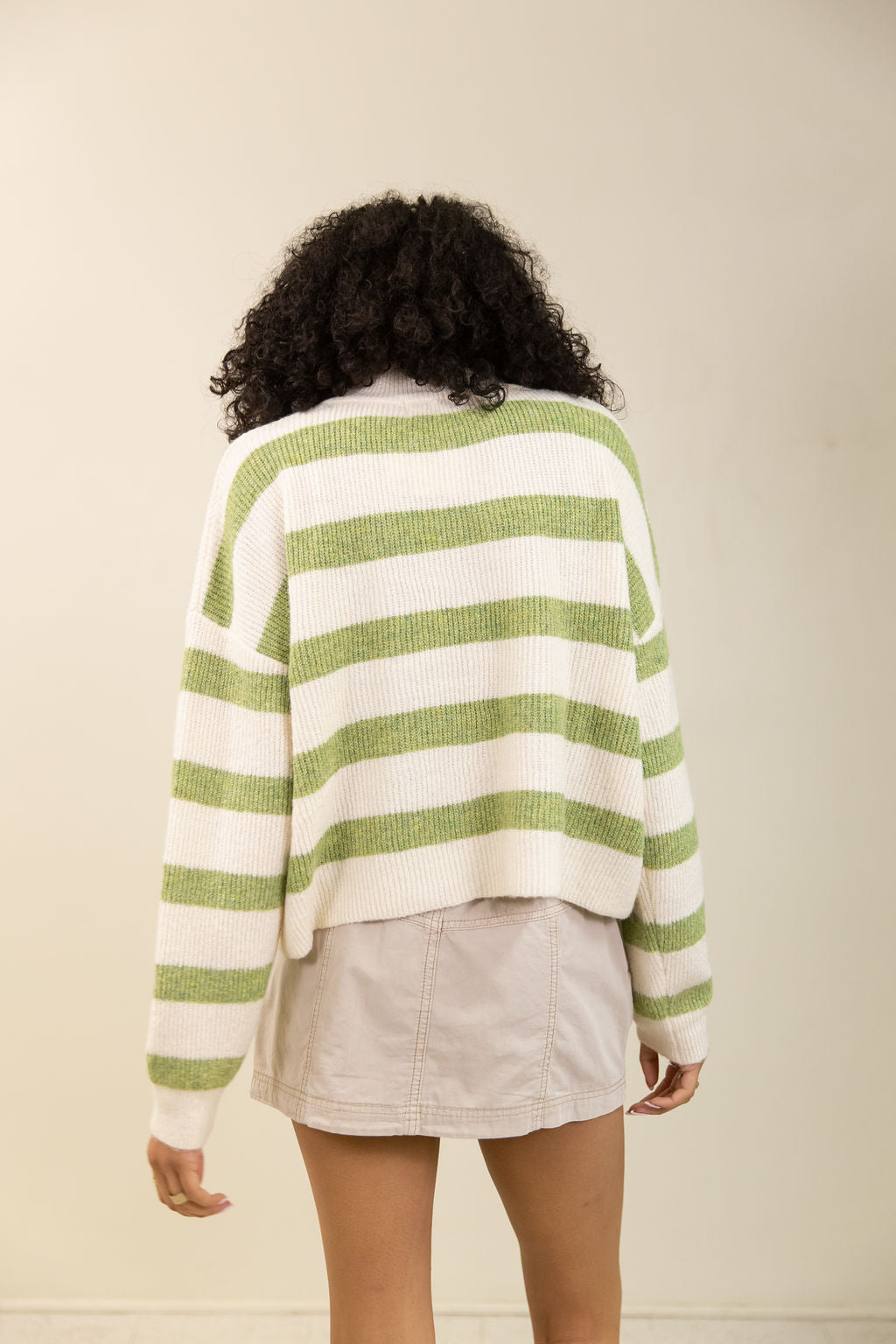 Better Before Striped Knit Sweater