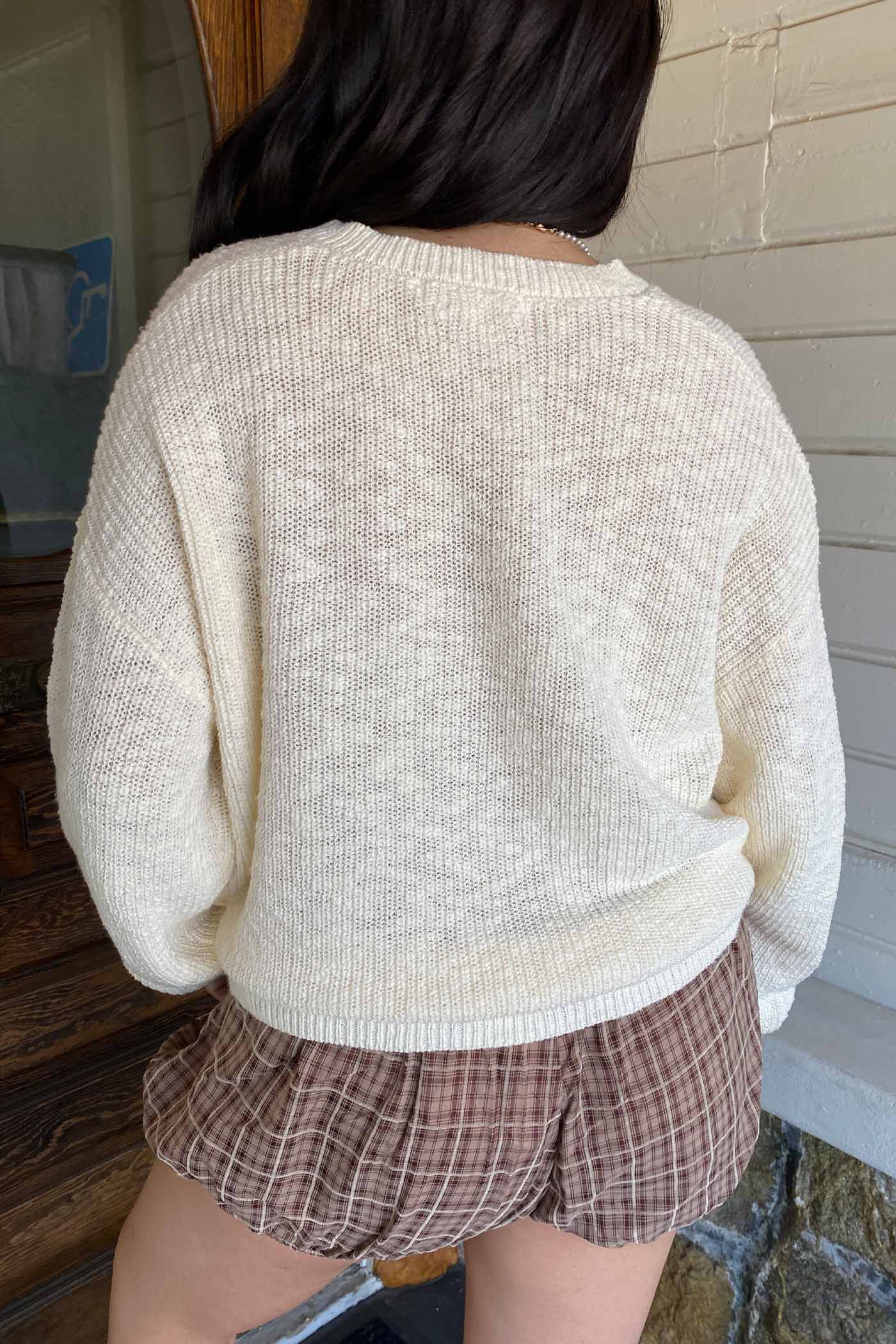 Knit Button Sweater