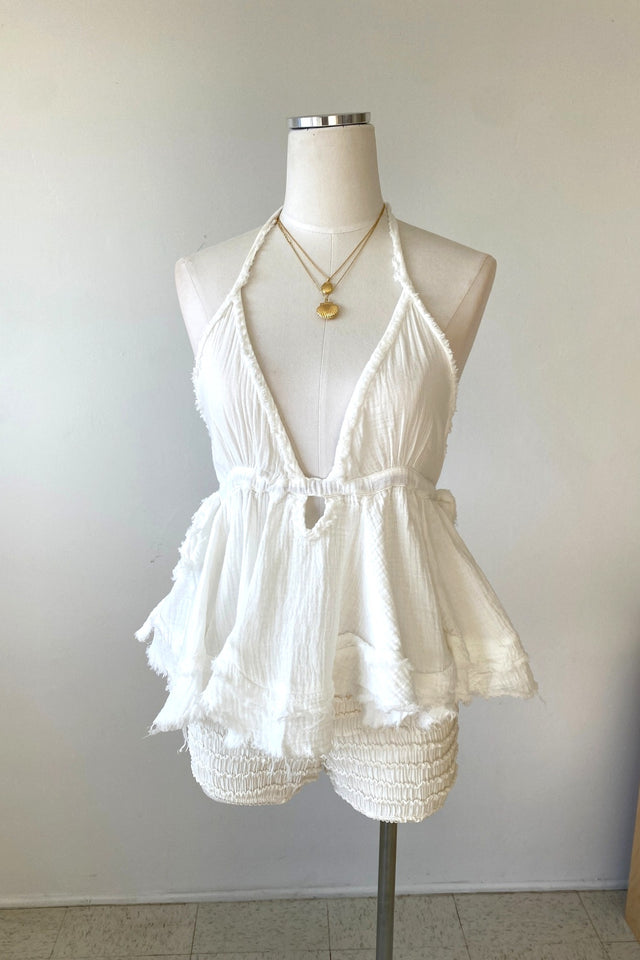 Halter Babydoll Top
