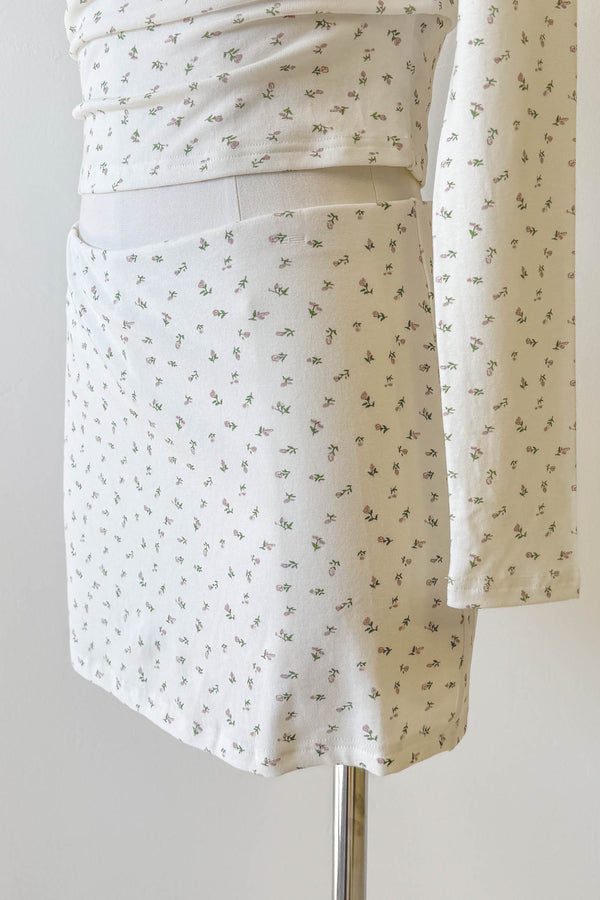 Floral Mini Skirt