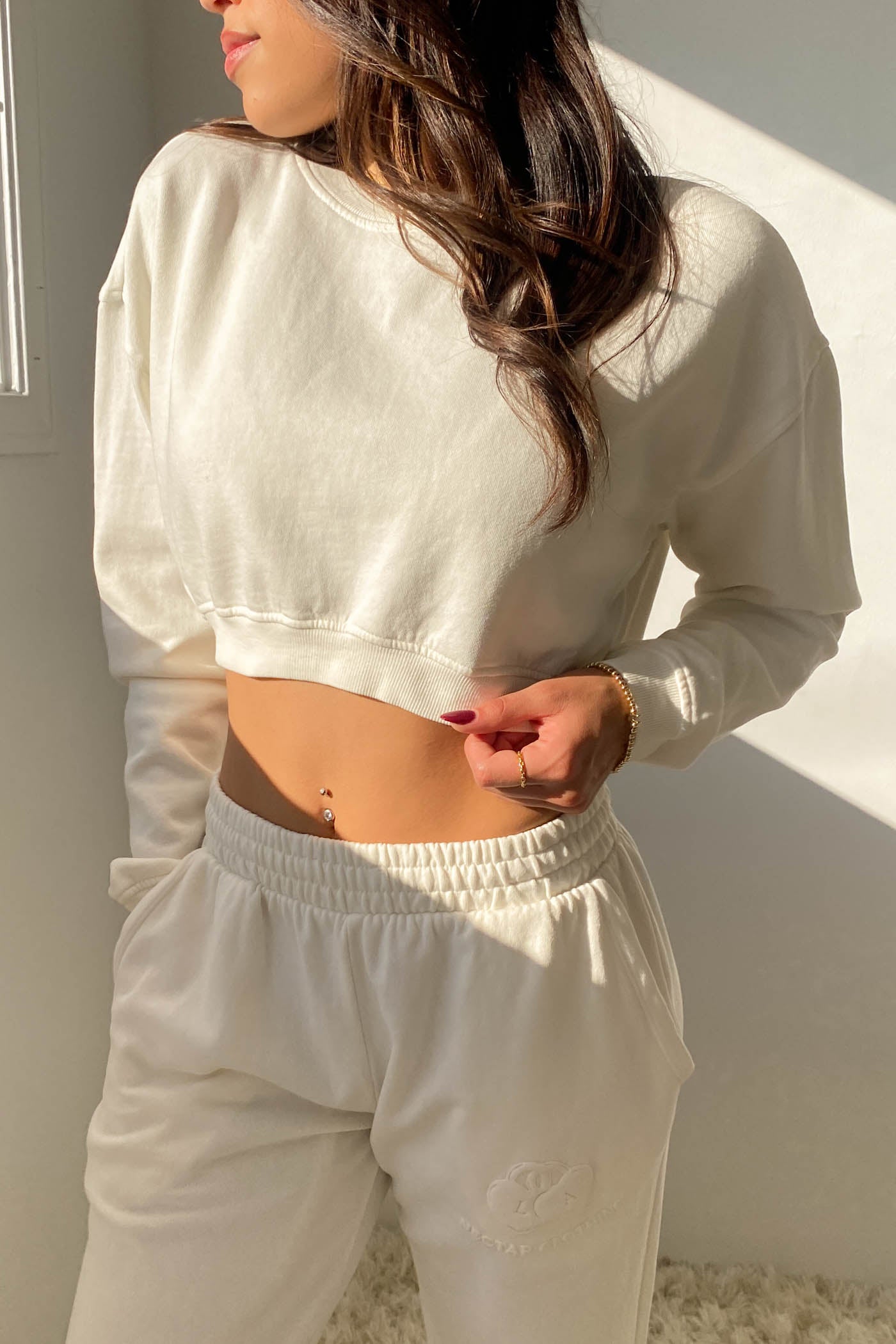 Basic Crop Sweatshirt