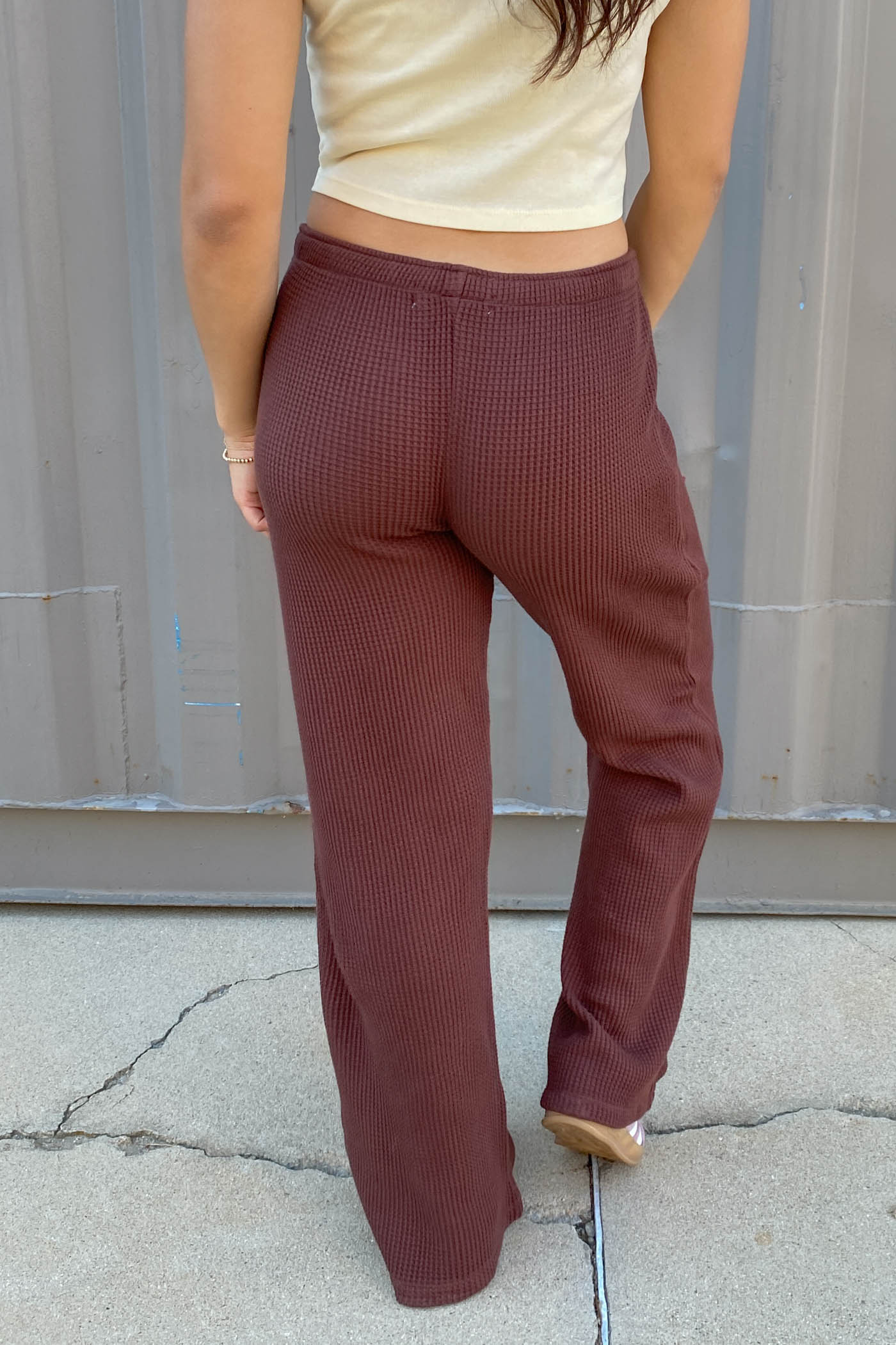 Waffle Knit Pants