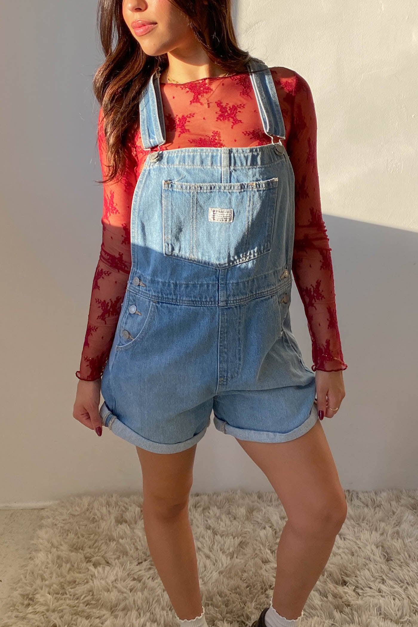 Long Sleeve Lace Layering Top