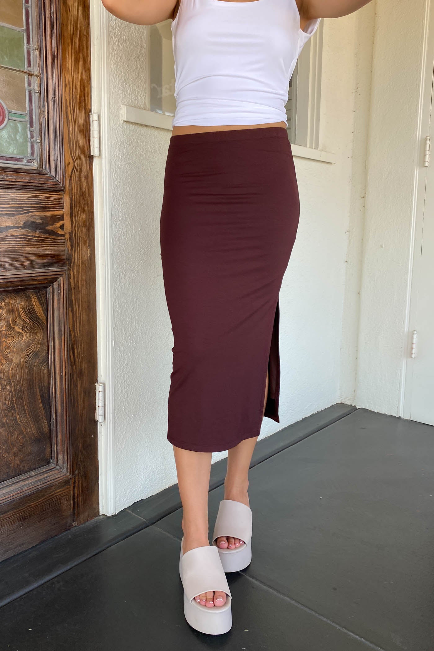 Basic Midi Skirt