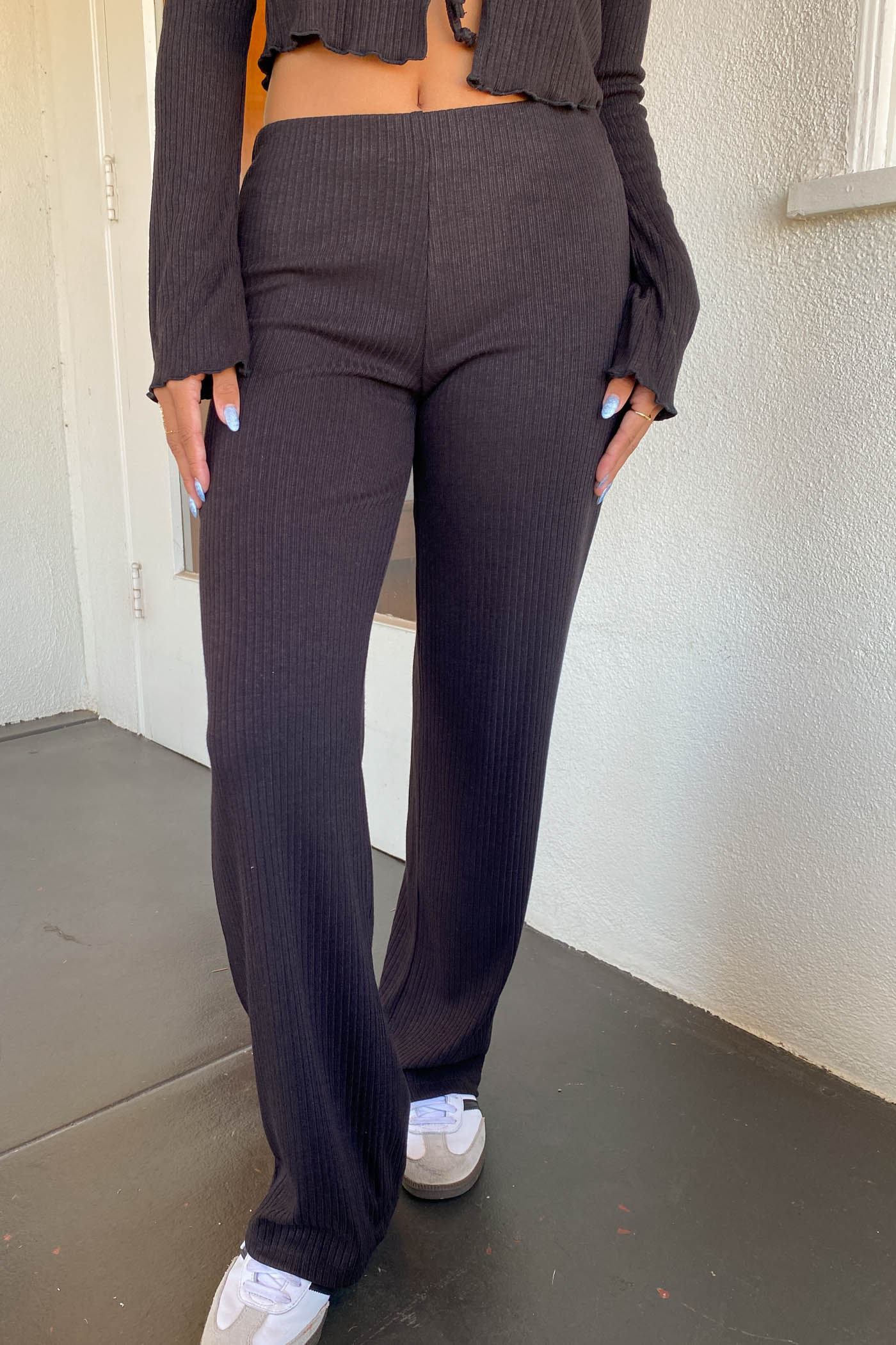 Ribbed Knit Pants