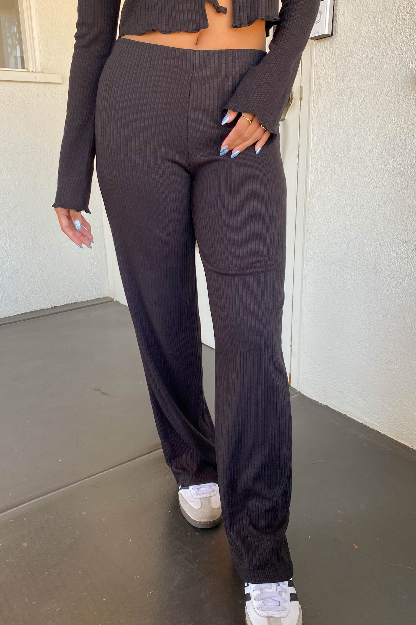 Ribbed Knit Pants