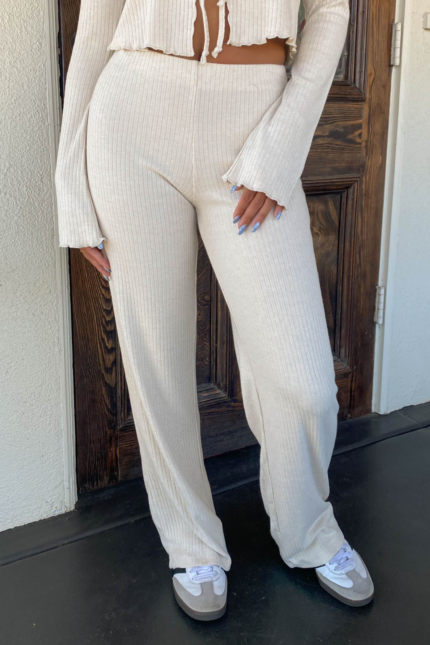 Ribbed Knit Pants