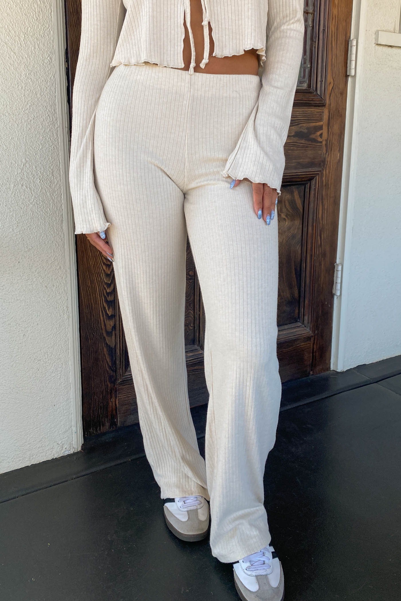 Ribbed Knit Pants