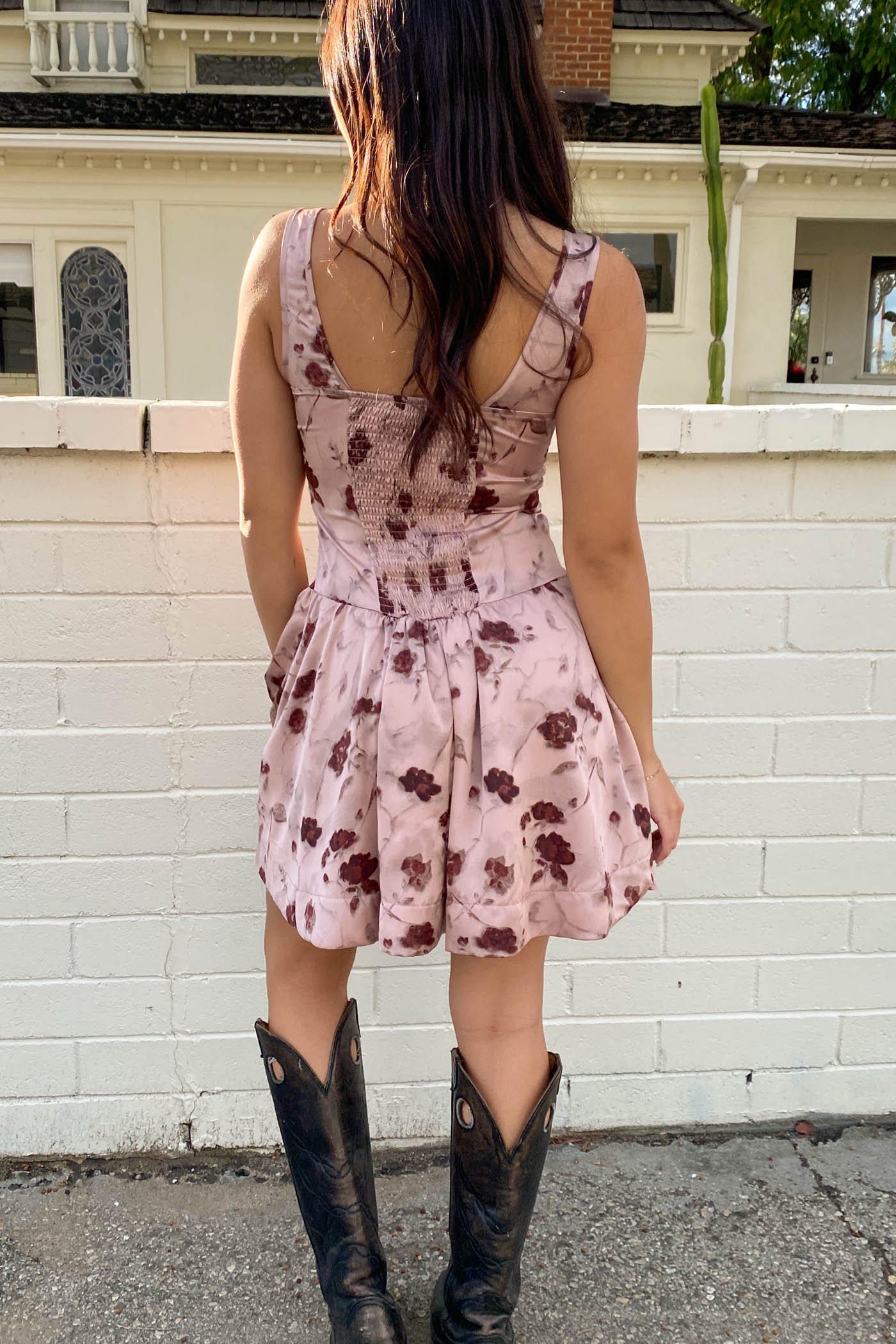 Floral Corset Mini Dress