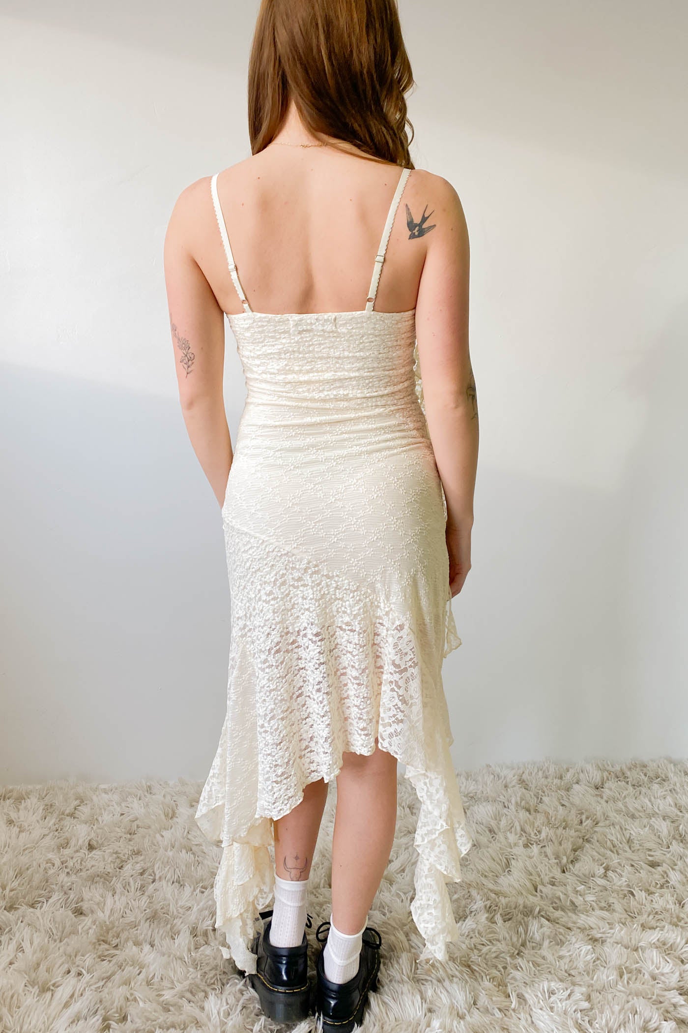 Mixed Media Midi Dress