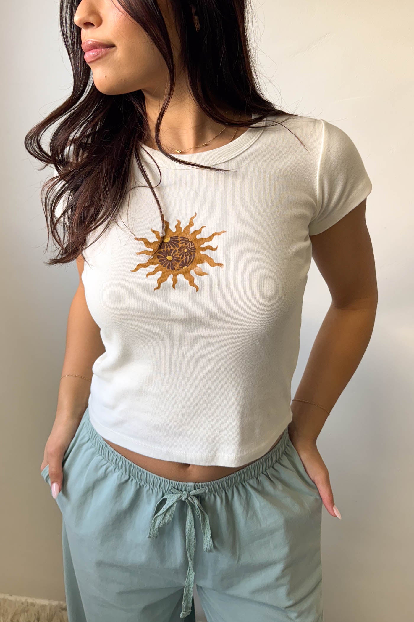 Sun OG Graphic Babydoll Tee