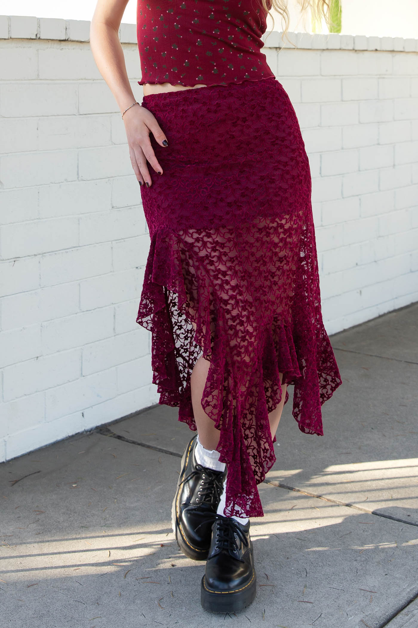 Lace Boho Skirt