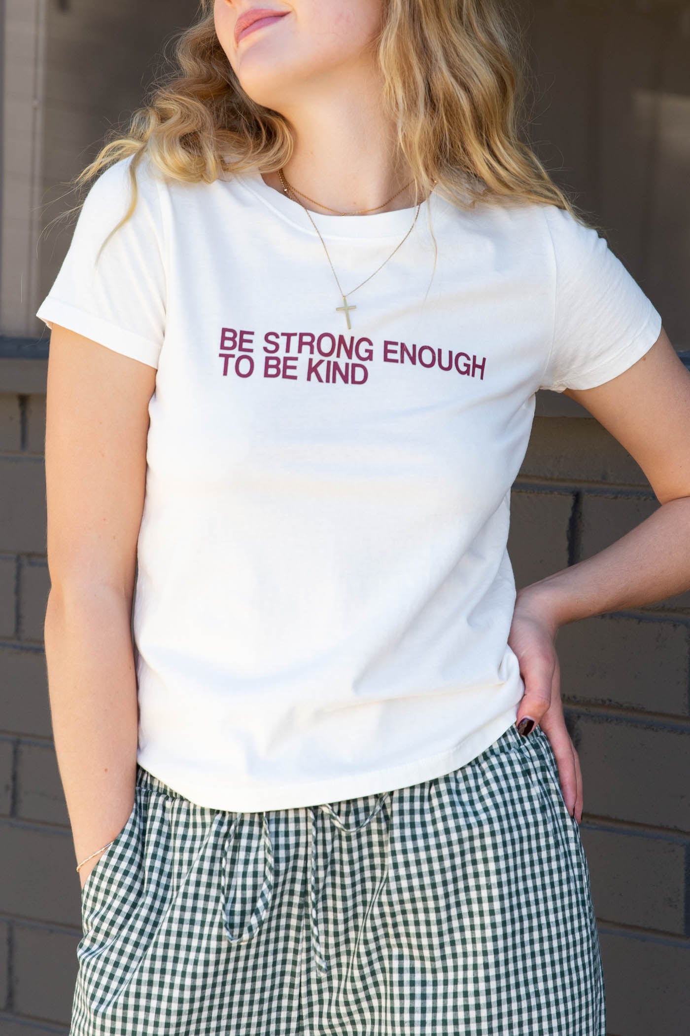 Kindness Long Loose Graphic Baby Tee