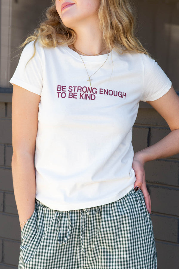 Kindness Long Loose Graphic Baby Tee