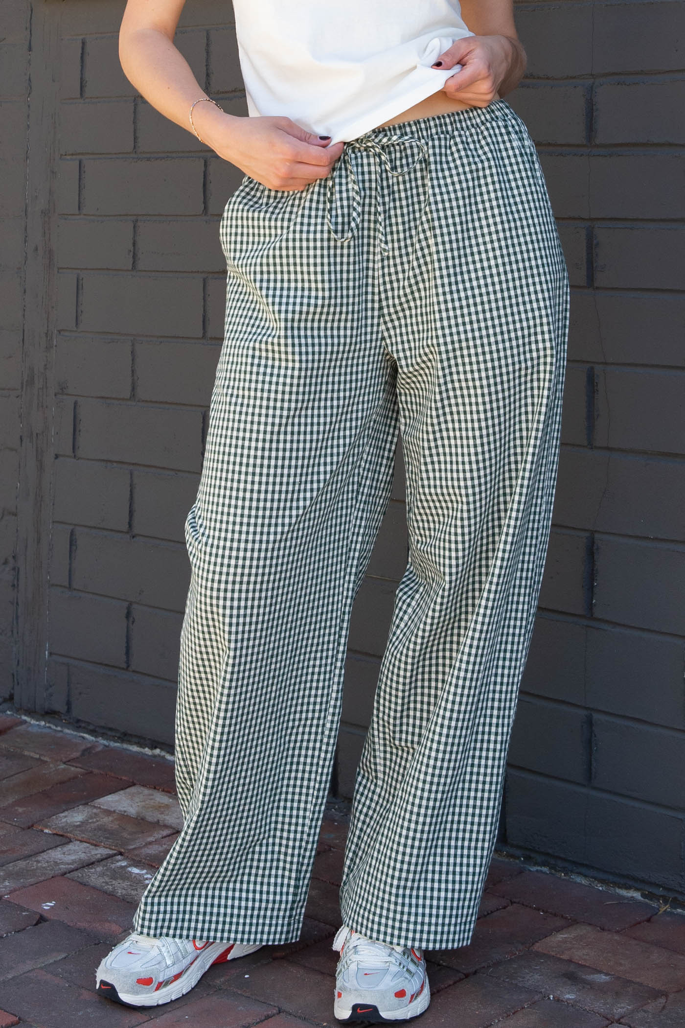Gingham Pants