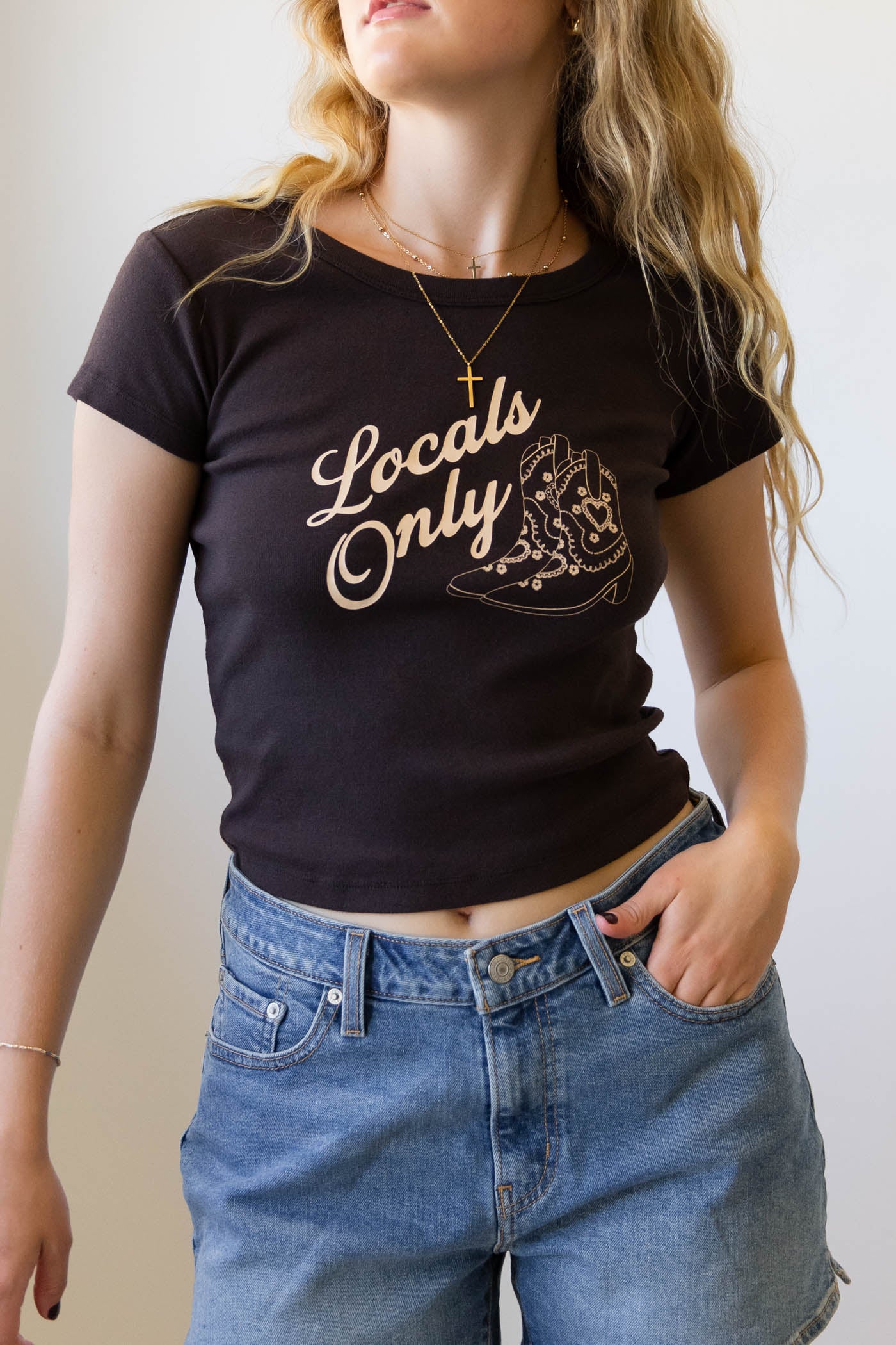 Locals Only OG Graphic Babydoll Tee · Nectar Clothing