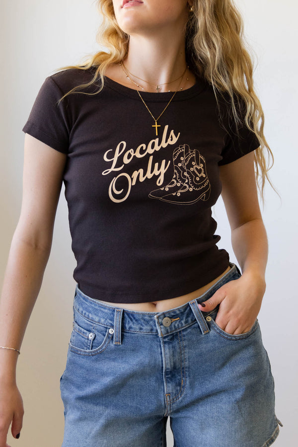 Locals Only OG Graphic Babydoll Tee
