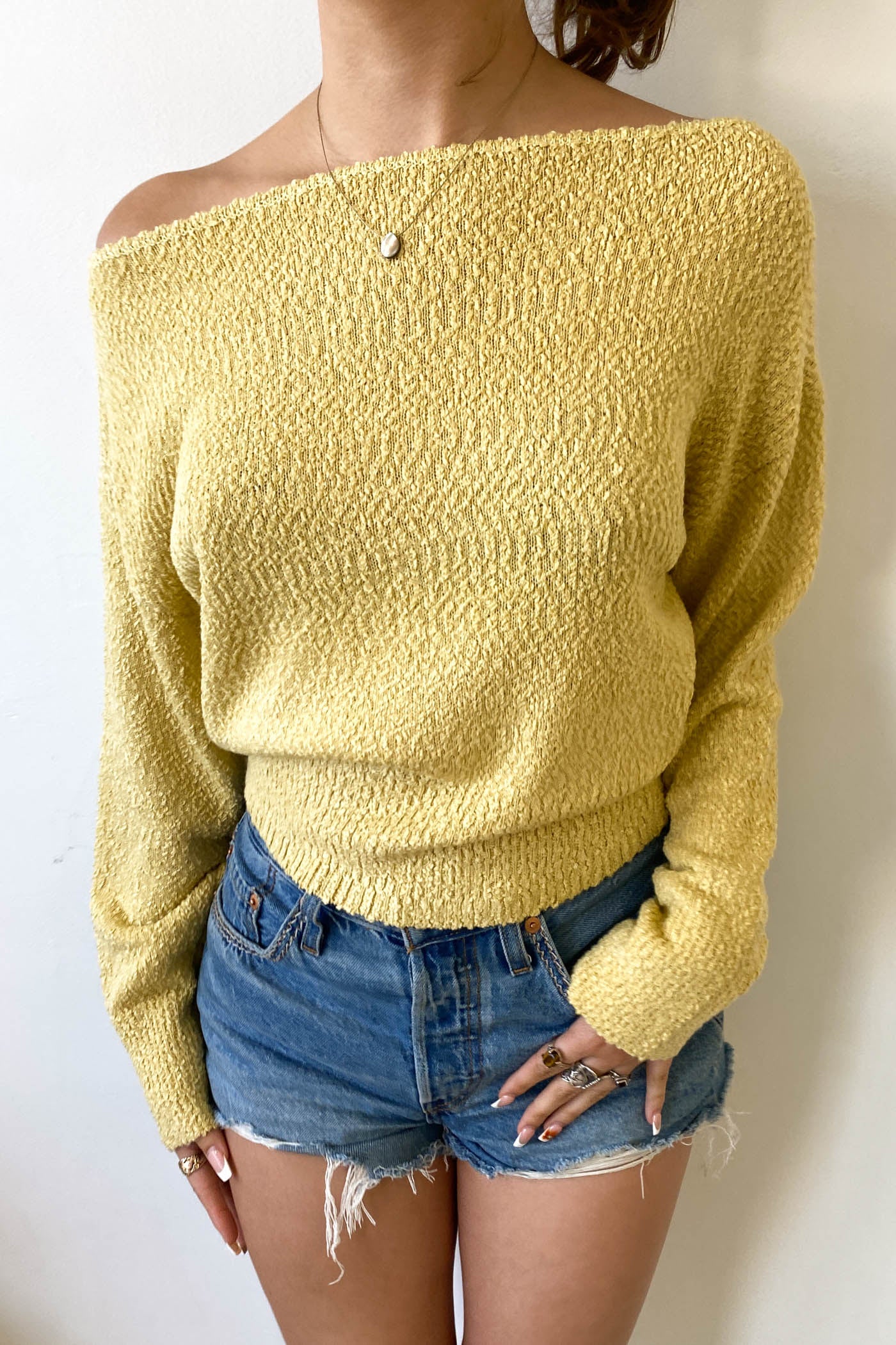 Off The Shoulder Sweater